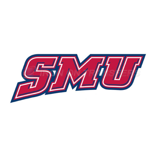 Southern Methodist Mustangs Logo T-shirts Iron On Transfers N629 - Click Image to Close